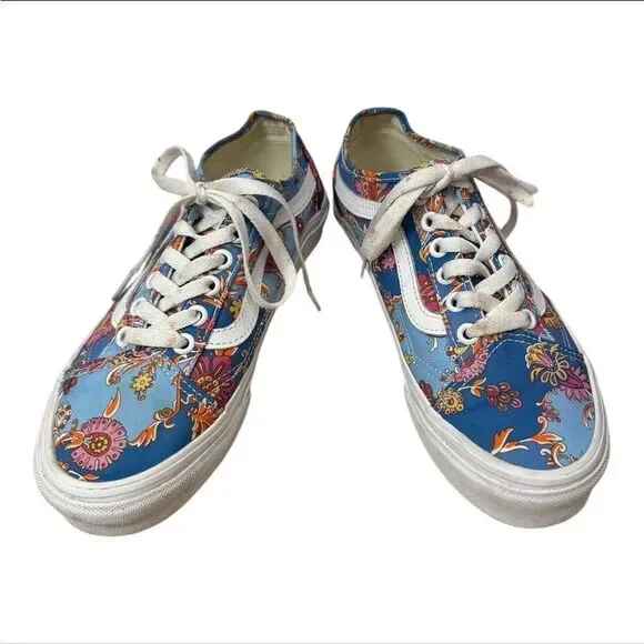 Vans x Liberty of London Off The Wall Old Skool Tennis Shoes Sneakers 6.5 - Picture 3 of 7